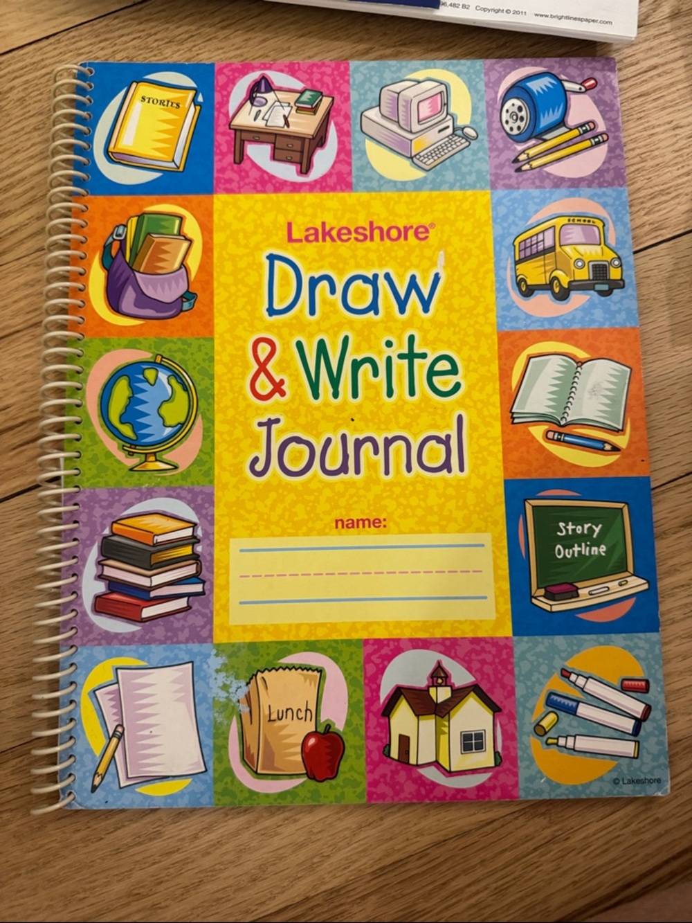 Lakeshore Draw & Write Journal - Bright Multi-Color Cover